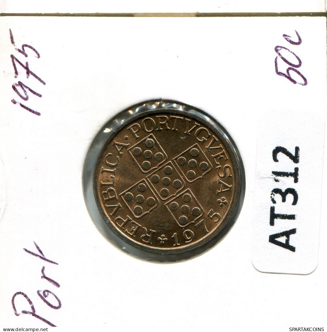 50 CENTAVOS 1975 PORTUGAL Coin #AT312.U.A - Portugal