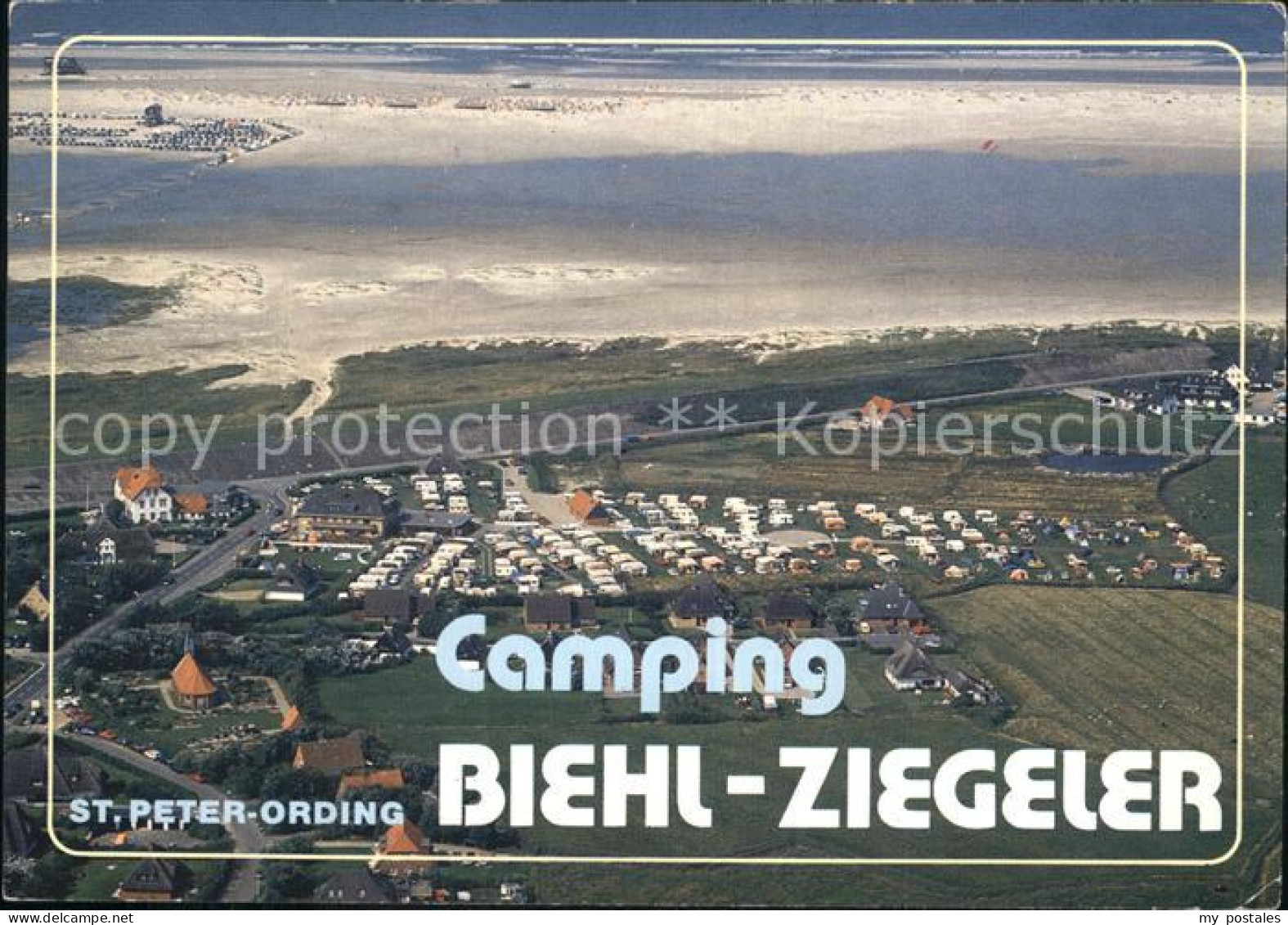 72583873 St Peter-Ording Fliegeraufnahme Mit Camping Biel-Ziegeler St. Peter-Ord - St. Peter-Ording