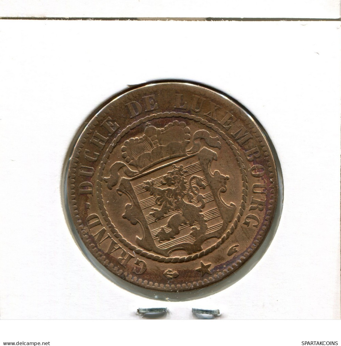 10 CENTIMES 1860 LUXEMBOURG Pièce #AT178.F.A - Luxembourg