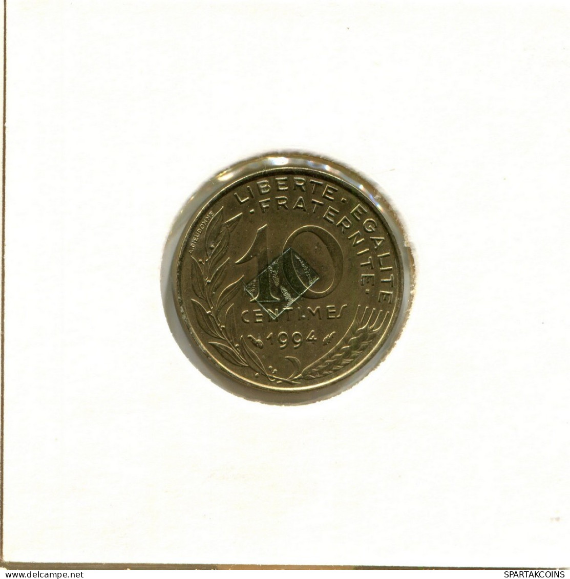 10 CENTIMES 1994 FRANCIA FRANCE Moneda #BB472.E.A - 10 Centimes