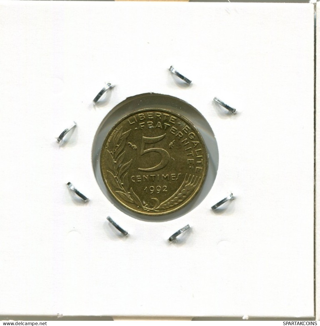 5 CENTIMES 1992 FRANKREICH FRANCE Französisch Münze #AN830.D.A - 5 Centimes