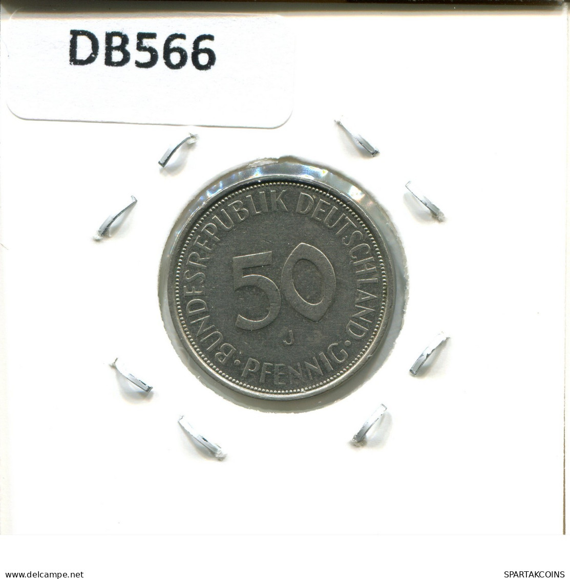 50 PFENNIG 1972 J BRD DEUTSCHLAND Münze GERMANY #DB566.D.A - 50 Pfennig