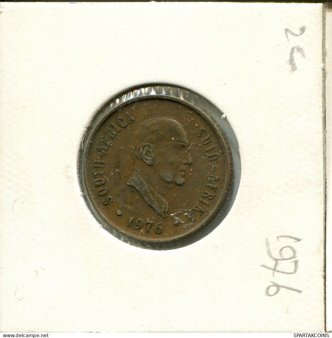 2 CENTS 1976 SOUTH AFRICA Coin #AT090.U.A - South Africa