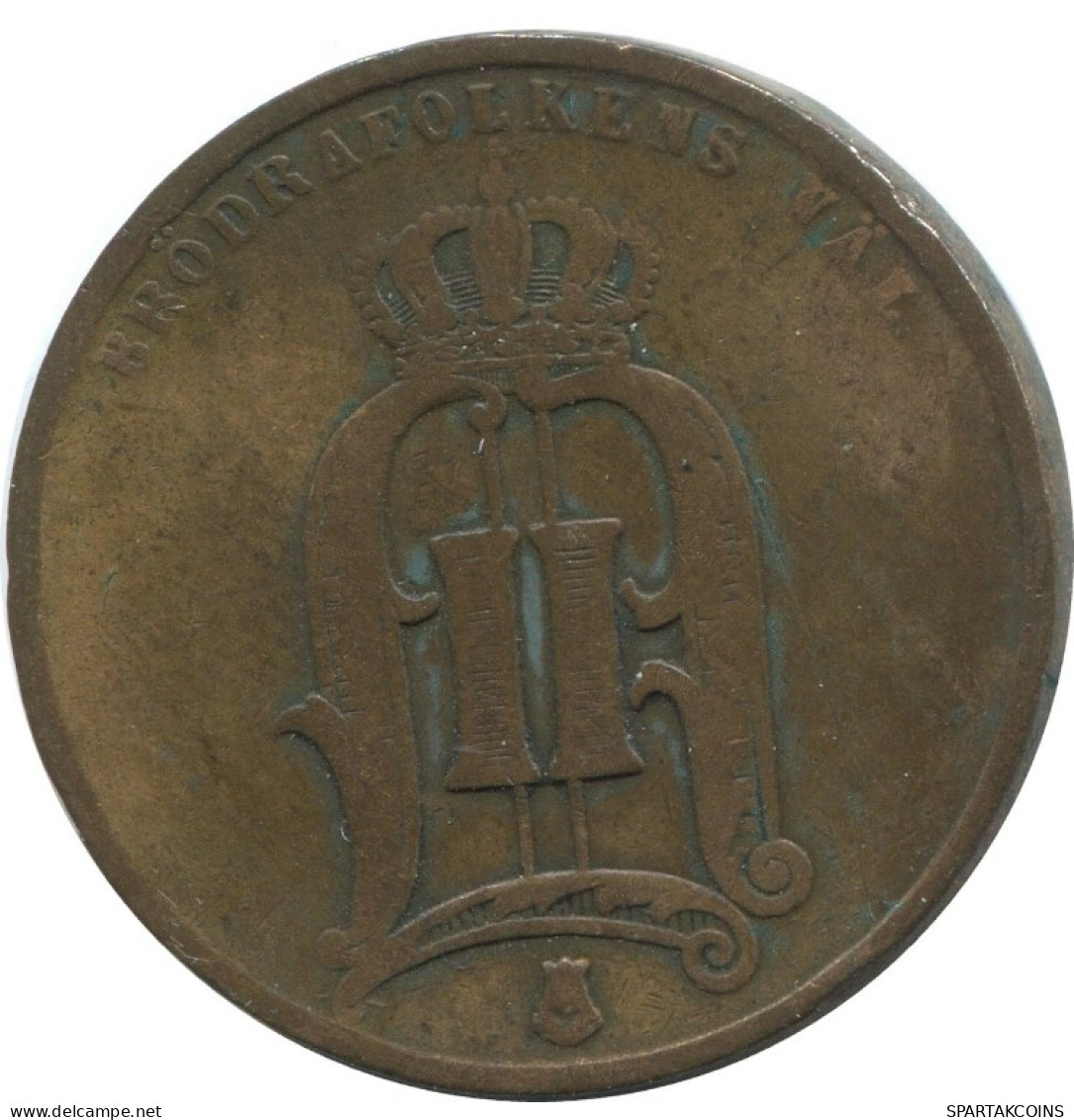 5 ORE 1874 SUÈDE SWEDEN Pièce #AC574.2.F.A - Schweden