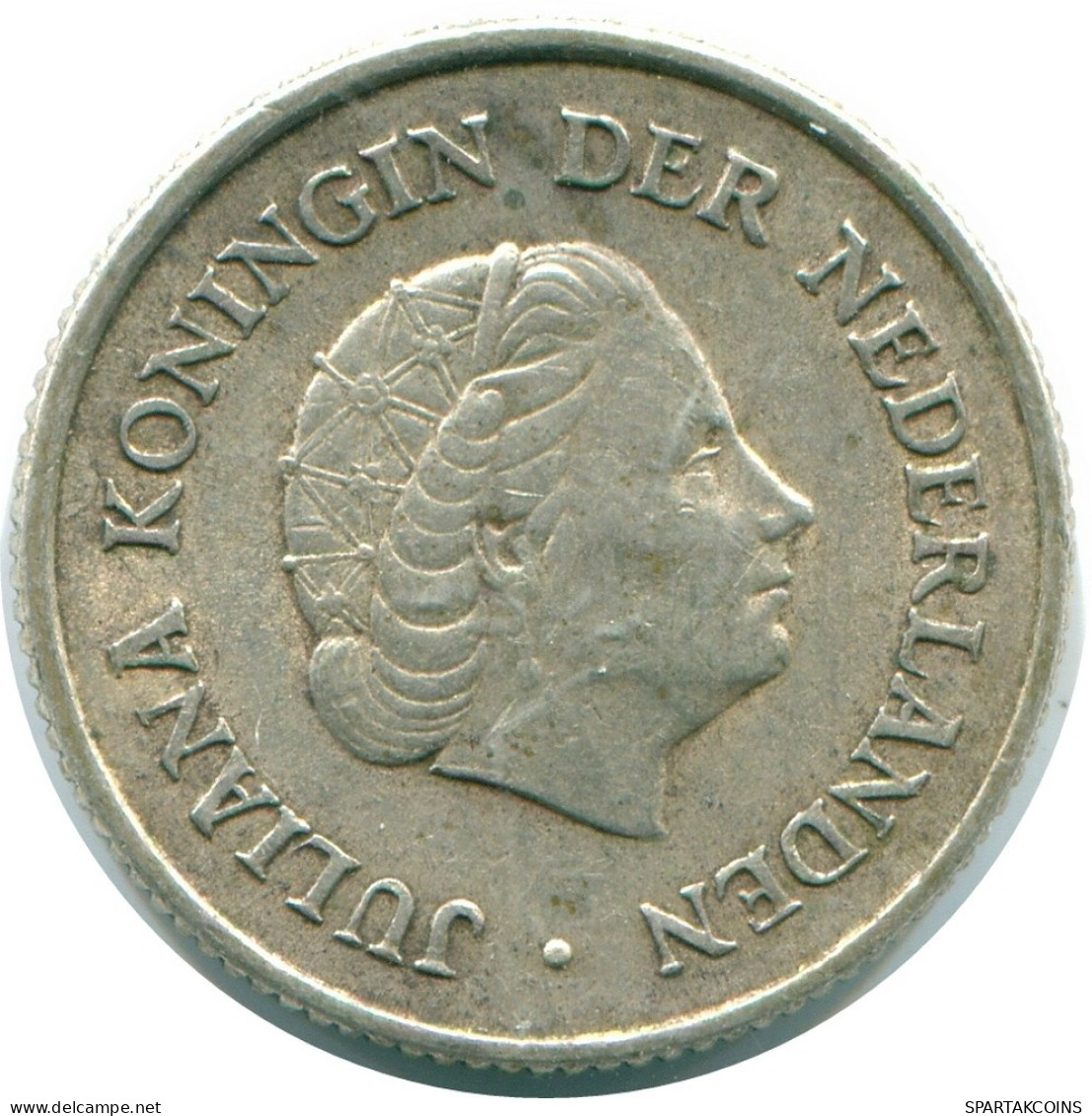 1/4 GULDEN 1965 NIEDERLÄNDISCHE ANTILLEN SILBER Koloniale Münze #NL11331.4.D.A - Niederländische Antillen