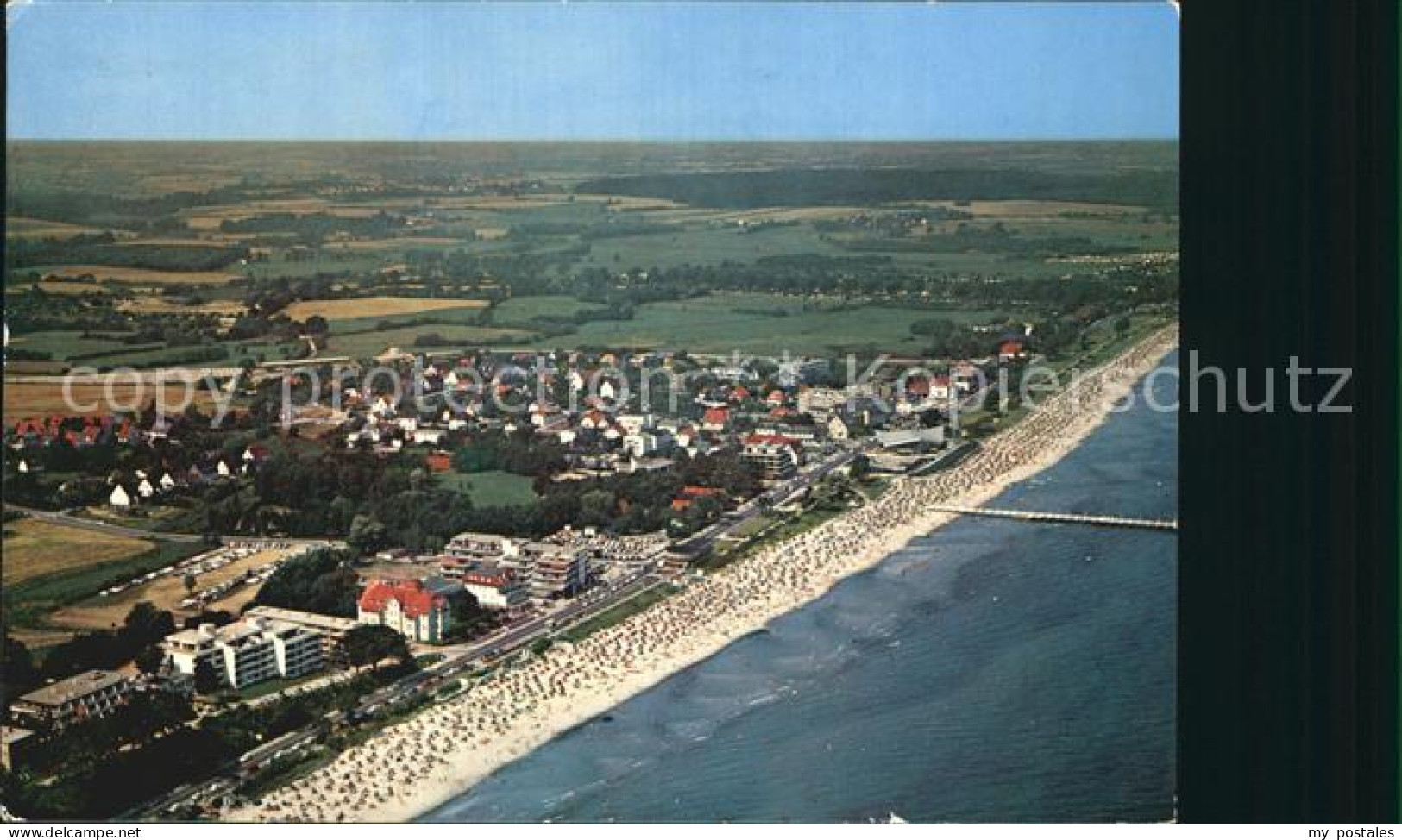 72583808 Scharbeutz Ostseebad Fliegeraufnahme Mit Strand Scharbeutz - Scharbeutz