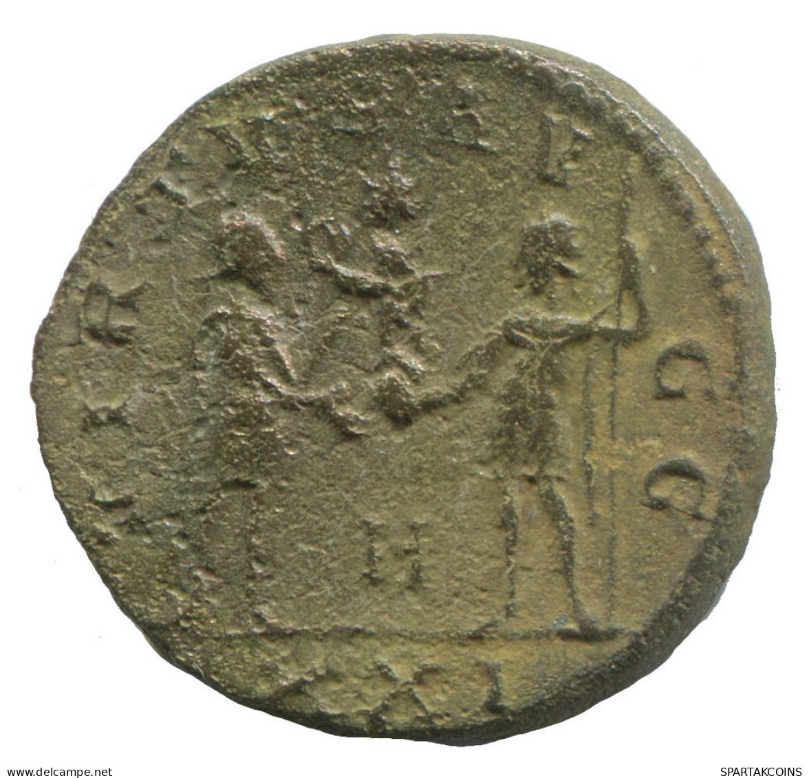 CARINUS ANTONINIANUS Antiochia *h/xxi AD325 Virtus AVGG 4.6g/20mm #NNN1759.18.D.A - The Tetrarchy (284 AD To 307 AD)