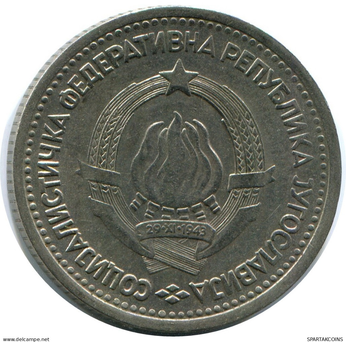 1 DINAR 1965 YUGOSLAVIA Moneda #AZ585.E.A - Yougoslavie
