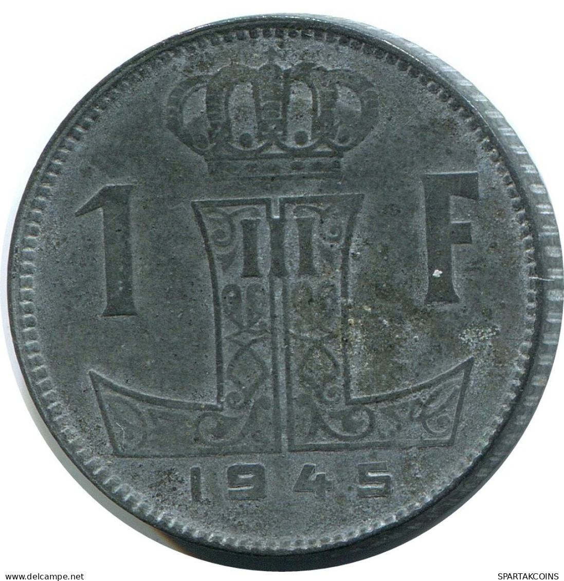 1 FRANC 1945 BELGIE-BELGIQUE BELGIQUE BELGIUM Pièce #BA703.F.A - 1 Franc