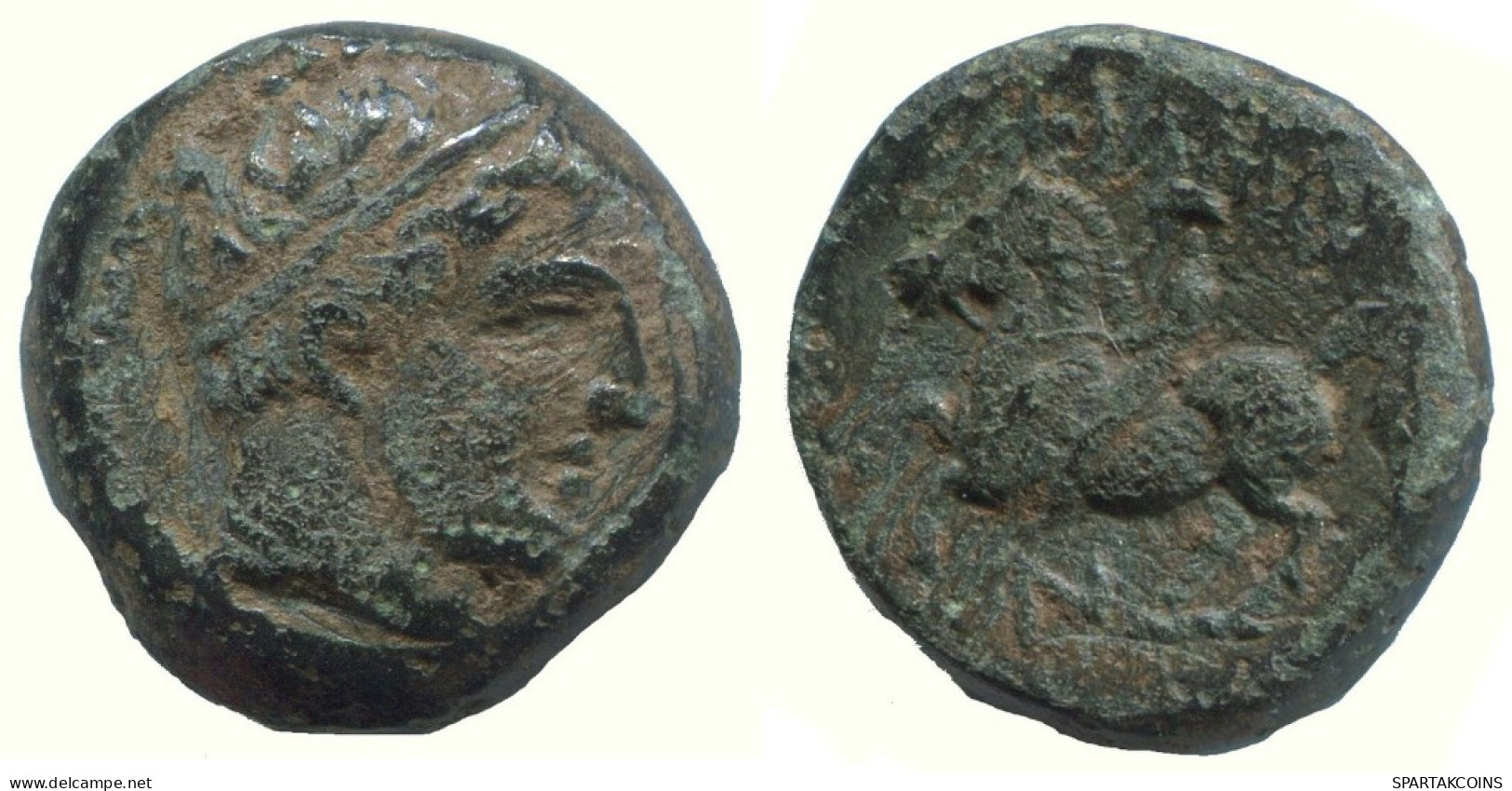 MACEDONIAN KINGDOM PHILIP II 359-336 BC APOLLO HORSEMAN 5.9g/17mm #AA008.58.E.A - Griechische Münzen