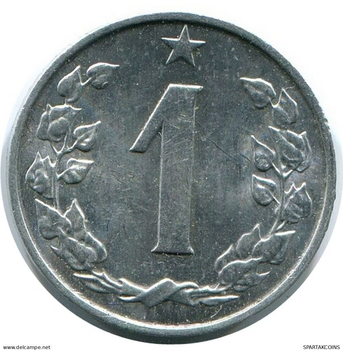 1 HALERU 1962 CZECHOSLOVAKIA Coin #AR221.U.A - Tchécoslovaquie