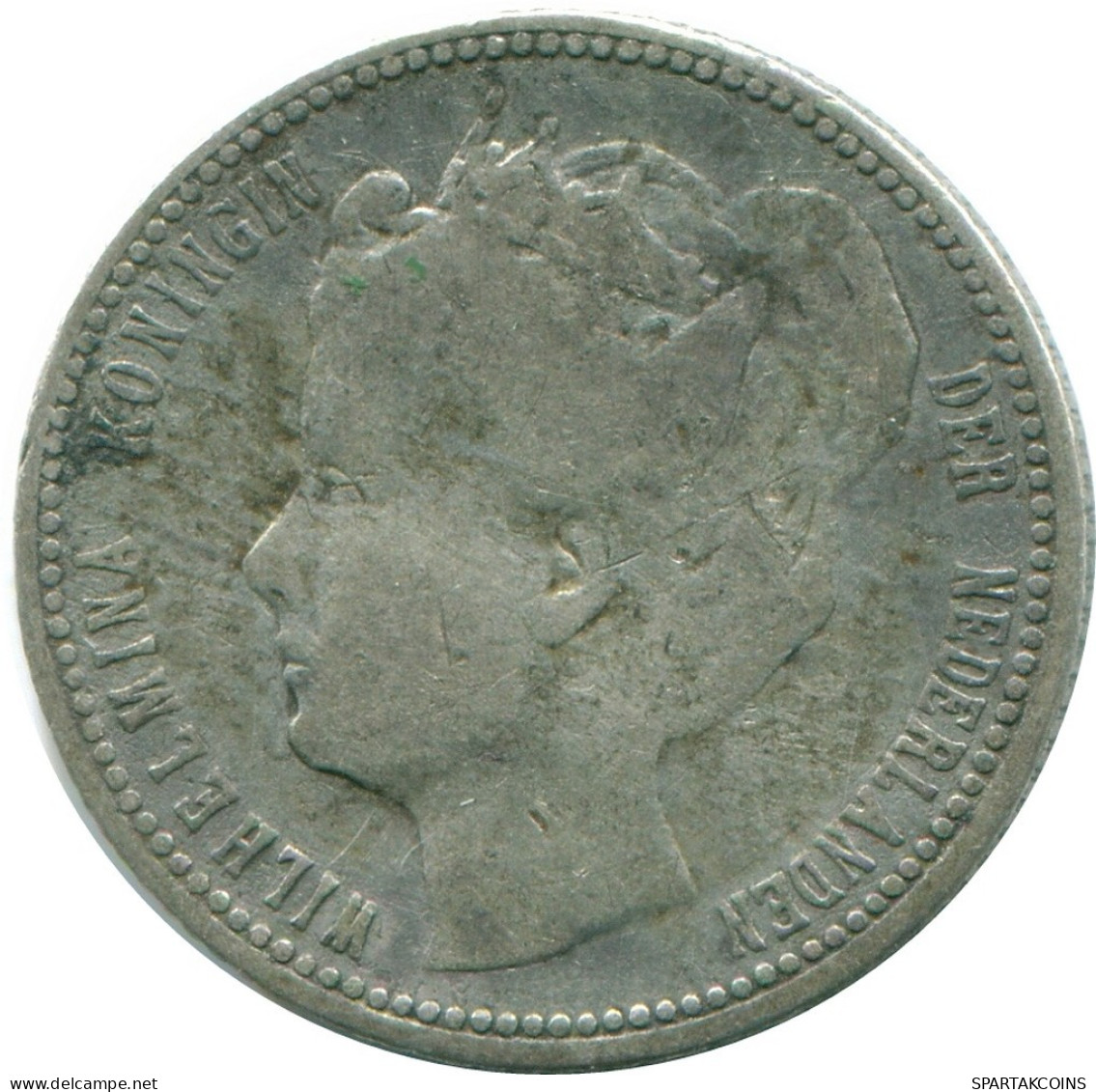 1/4 GULDEN 1900 CURACAO NÉERLANDAIS NETHERLANDS ARGENT Colonial Pièce #NL10486.4.F.A - Curacao