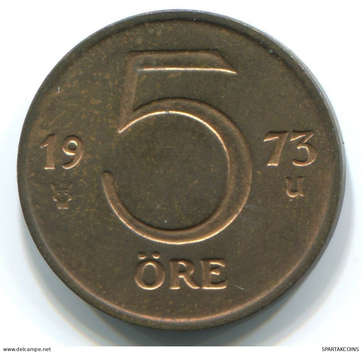 5 ORE 1973 SUECIA SWEDEN Moneda #WW1100.E.A - Sweden