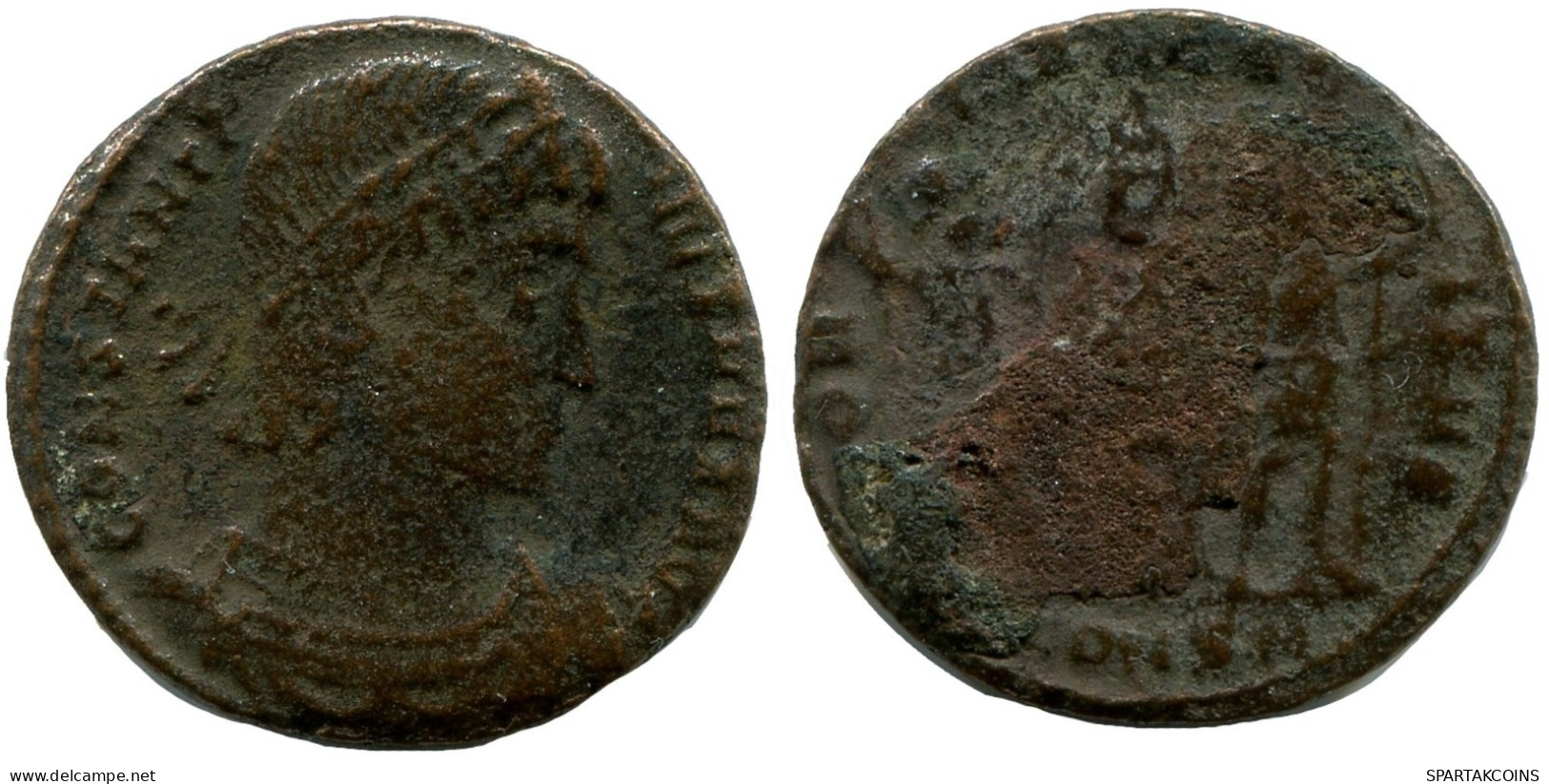 CONSTANTINE I MINTED IN CONSTANTINOPLE FOUND IN IHNASYAH HOARD #ANC10752.14.D.A - L'Empire Chrétien (307 à 363)