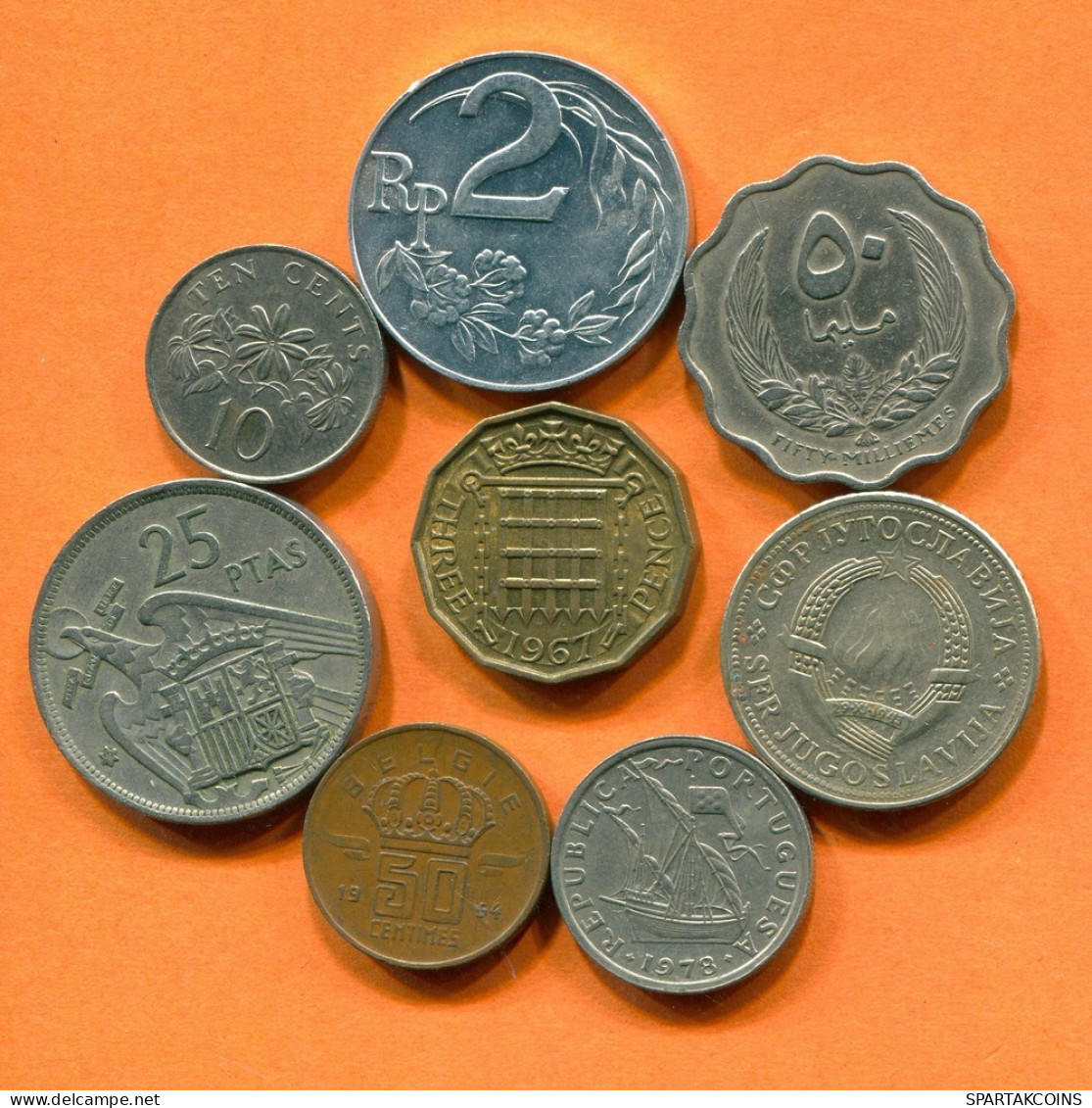 Collection MUNDO Moneda Lote Mixto Diferentes PAÍSES Y REGIONES #L10410.1.E.A - Andere & Zonder Classificatie