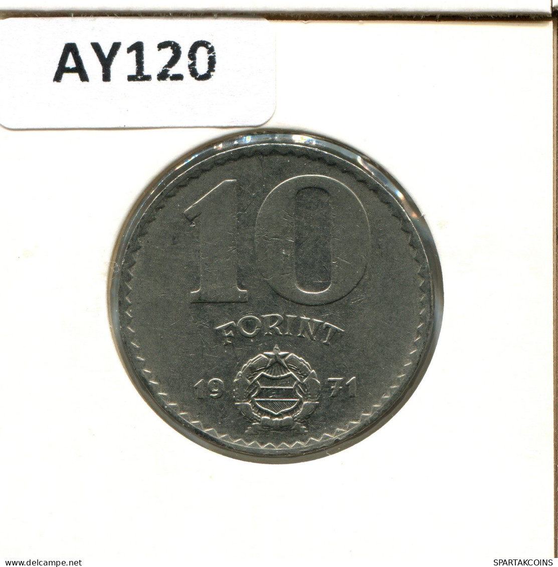 10 FORINT 1971 HONGRIE HUNGARY Pièce #AY120.2.F.A - Ungheria