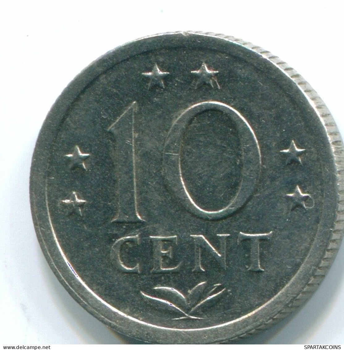 10 CENTS 1971 NIEDERLÄNDISCHE ANTILLEN Nickel Koloniale Münze #S13469.D.A - Antilles Néerlandaises