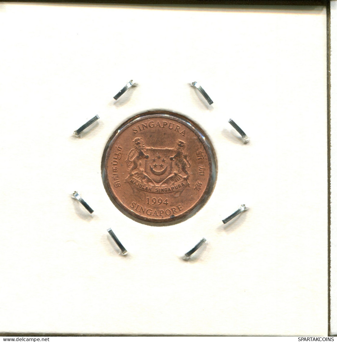 1 CENT 1994 SINGAPUR SINGAPORE Münze #AX134.D.A - Singapore