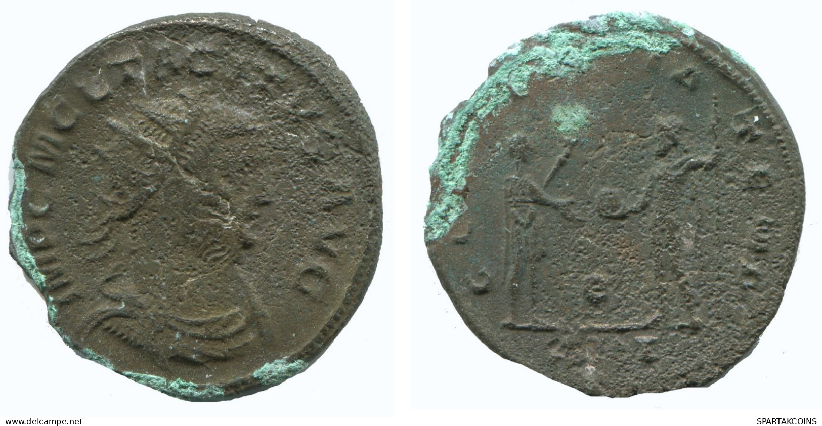 TACITUS ANTONINIANUS Antiochia ϵ/xxi AD210 Clementiatemp 3.9g/22mm #NNN1947.18.E.A - L'Anarchie Militaire (235 à 284)