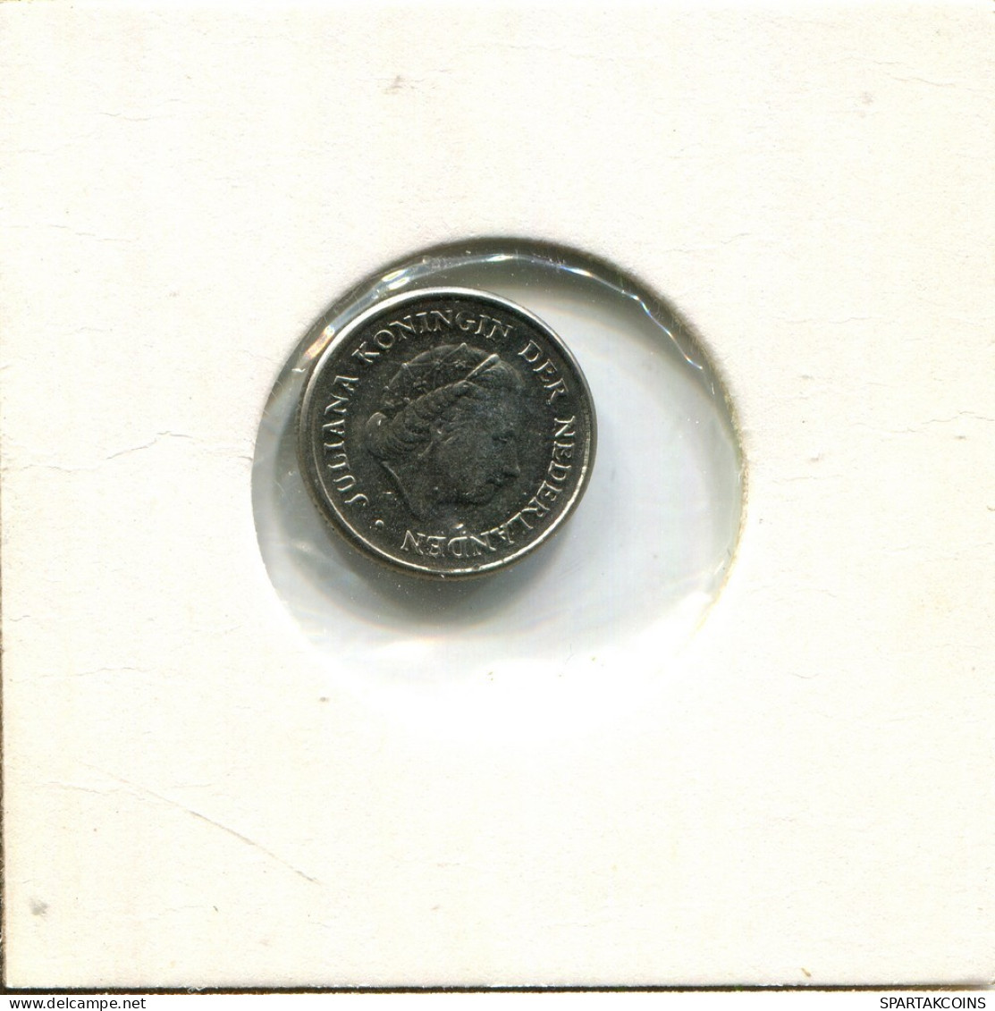 10 CENT 1968 NEERLANDÉS NETHERLANDS Moneda #AU345.E.A - 1948-1980: Juliana