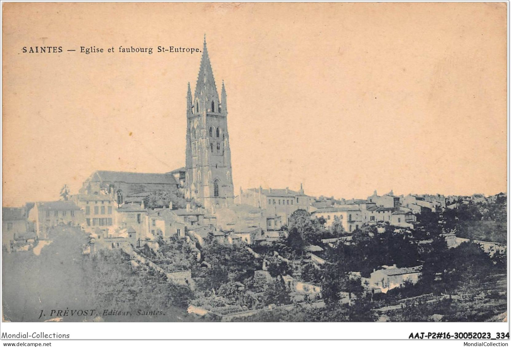 AAJP2-16-0167 - SAINTES - Eglise Et Faubourg Saint-Eutrope - Saintes