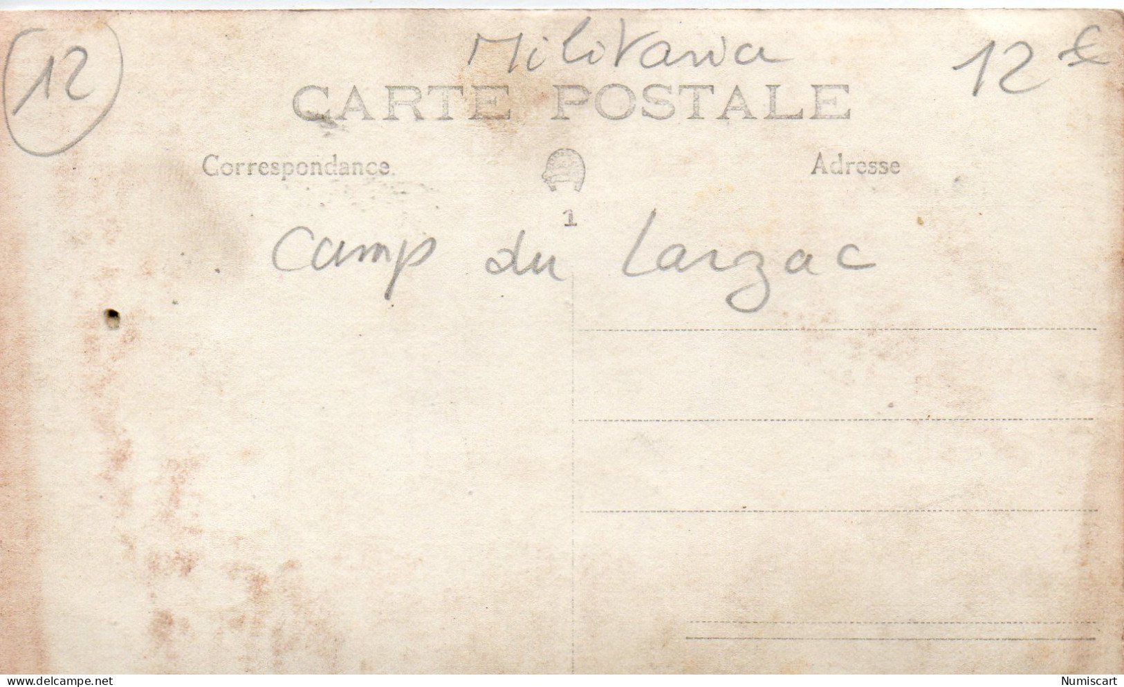 La Cavalerie Carte Photo Camp Du Larzac Très Animée Militaria Classe 1927 En 1936 - La Cavalerie