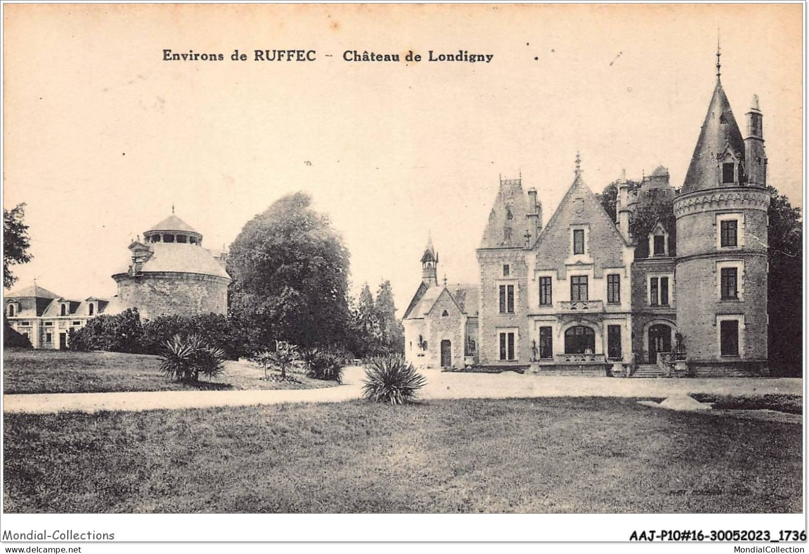 AAJP10-16-0831 - Environs De RUFFEC - Château De Londigny - Ruffec