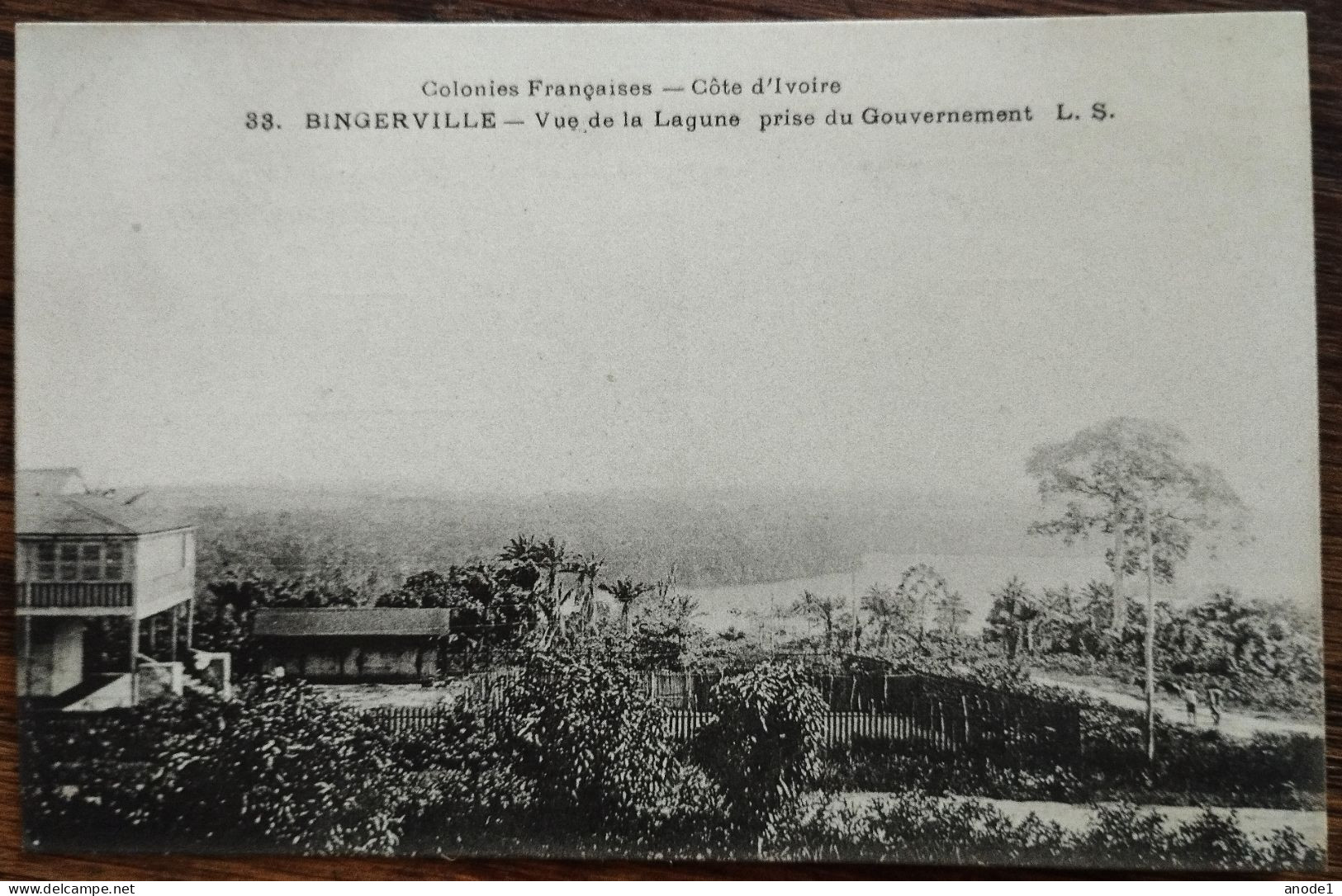 COTE D'IVOIRE-BINGERVILLE- Vue De La Lagune Prise Du Gouvernement - Elfenbeinküste