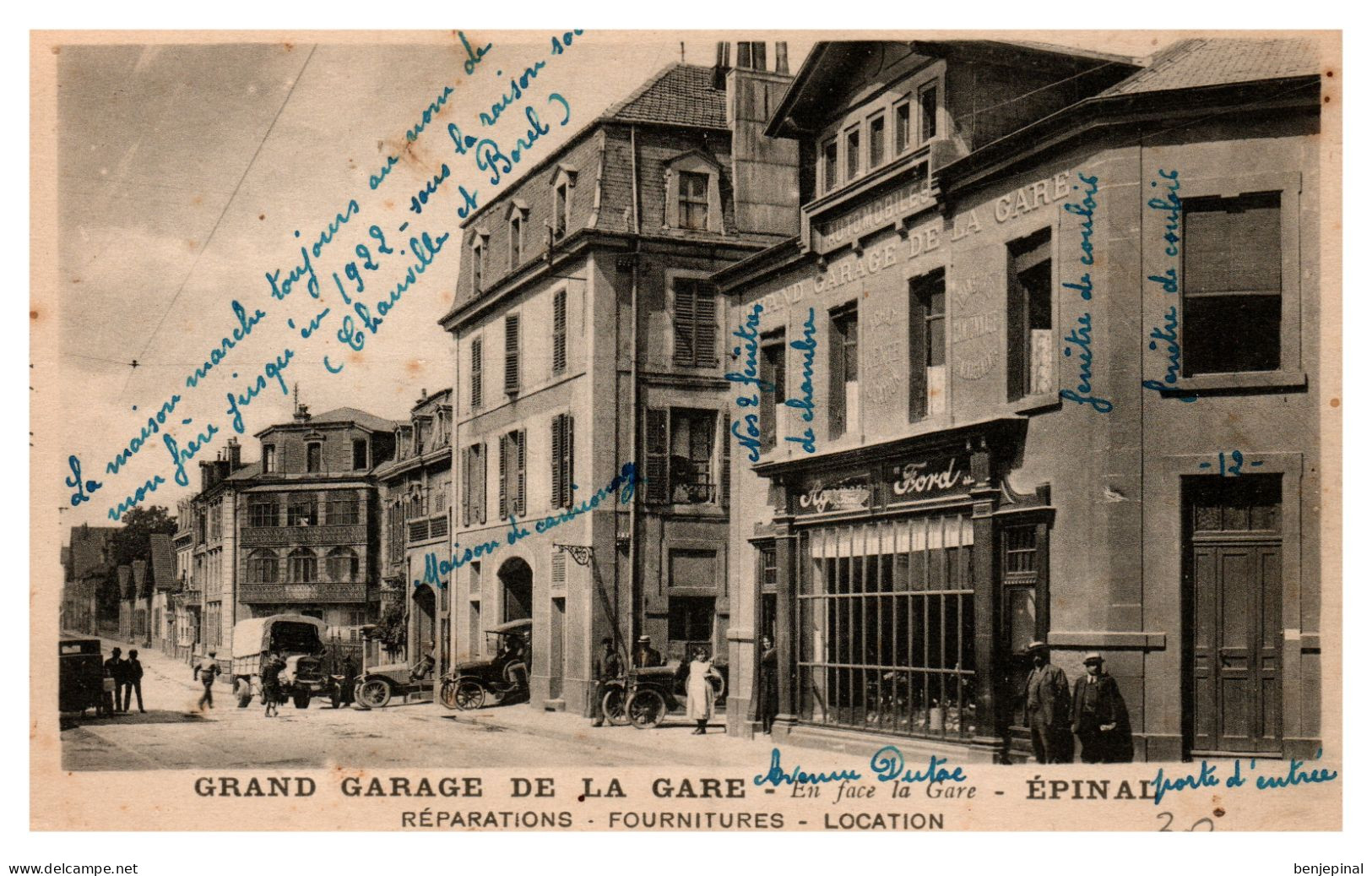 Epinal - Grand Garage De La Gare - Epinal