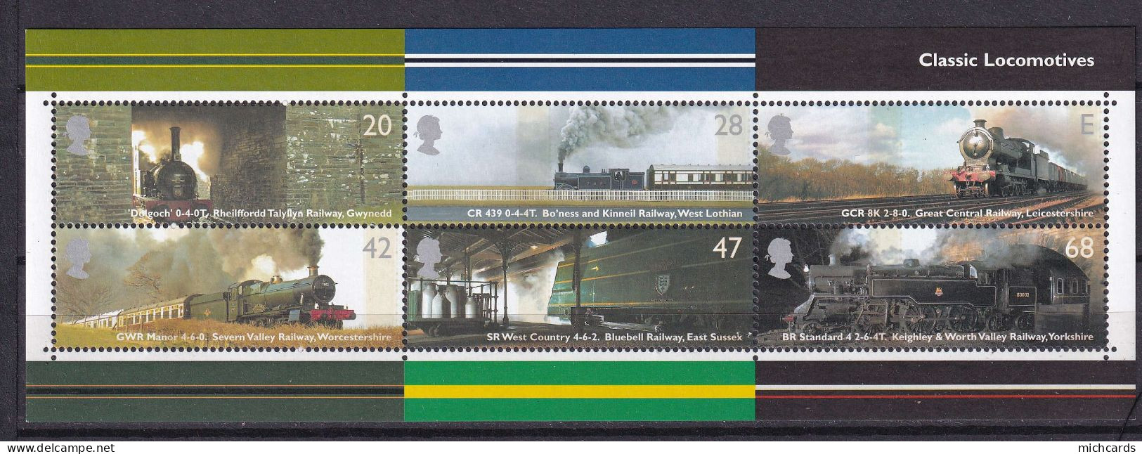 191 GRANDE BRETAGNE 2004 - Y&T BF 23 - Transport Train Locomotive - Neuf ** (MNH) Sans Charniere - Neufs