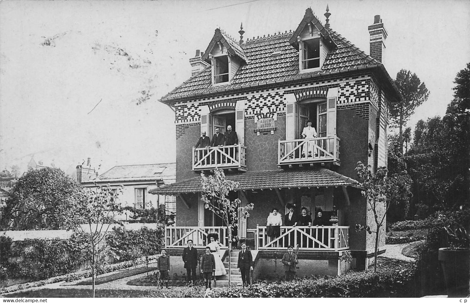 Dieppe - "Villa Elisa "  Maison Bourgeoise - Quartier - Carte Photo  -  CPA°J - Dieppe