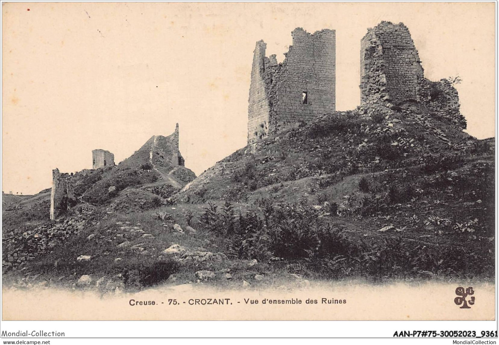 AANP7-75-0614 - CROZANT -Vue D'Ensemble Des Ruines - Crozant