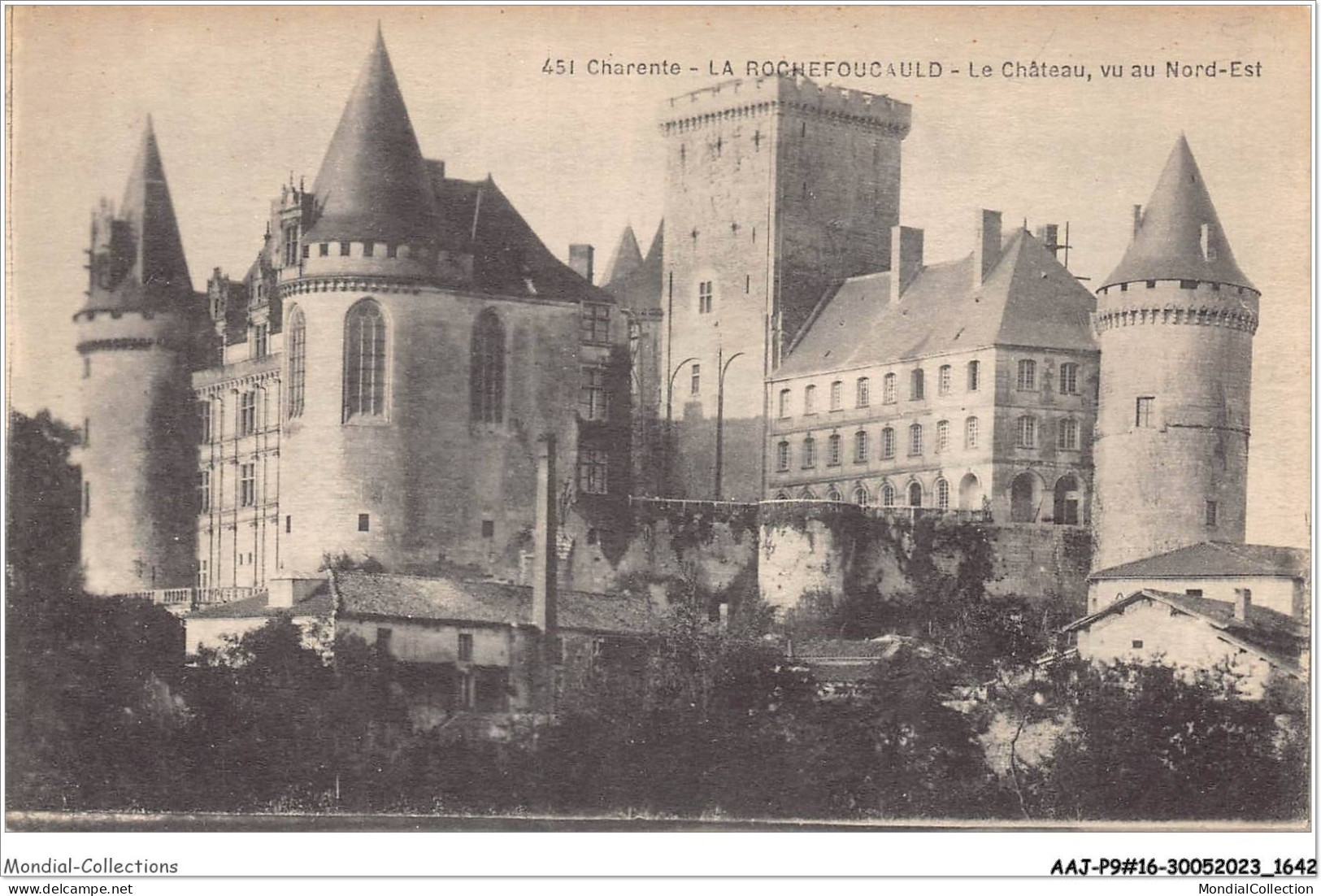 AAJP9-16-0784 - LA ROCHEFOUCAULD - Le Château  - Vu Au Nord-Est - Autres & Non Classés