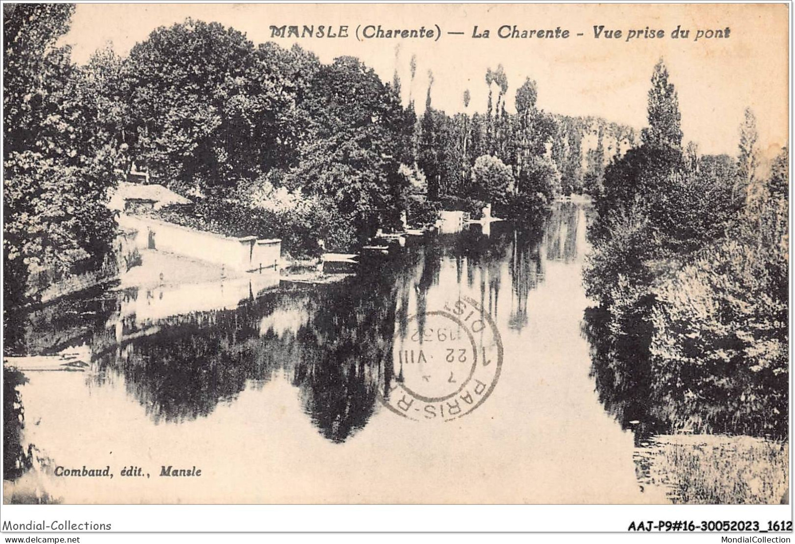 AAJP9-16-0769 - MANSLE - La Charente - Vue Prise Du Pont - Mansle