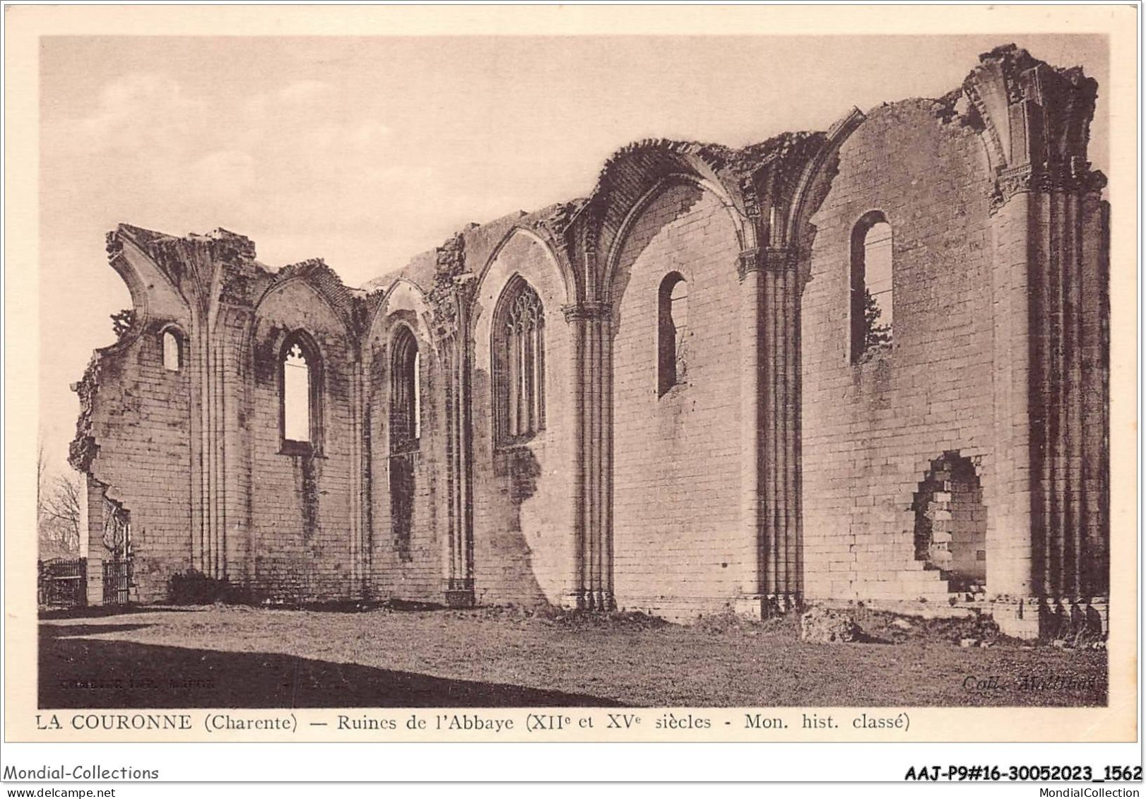 AAJP9-16-0744 - LA COURONNE - Ruines De L'Abbaye  - Angouleme