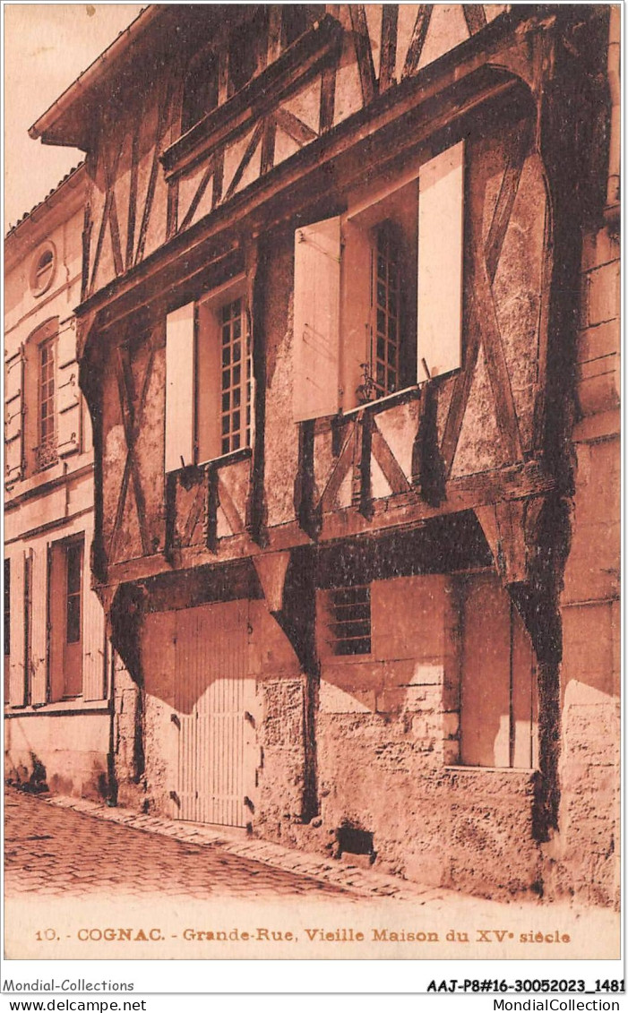 AAJP8-16-0703 - COGNAC - Grande-Rue - Vielle Maison Du XV ème Siècle - Cognac