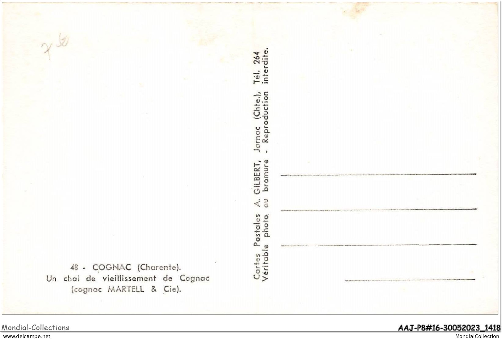 AAJP8-16-0671 - COGNAC - Un Choi De Viellissement De Cognac - Cognac