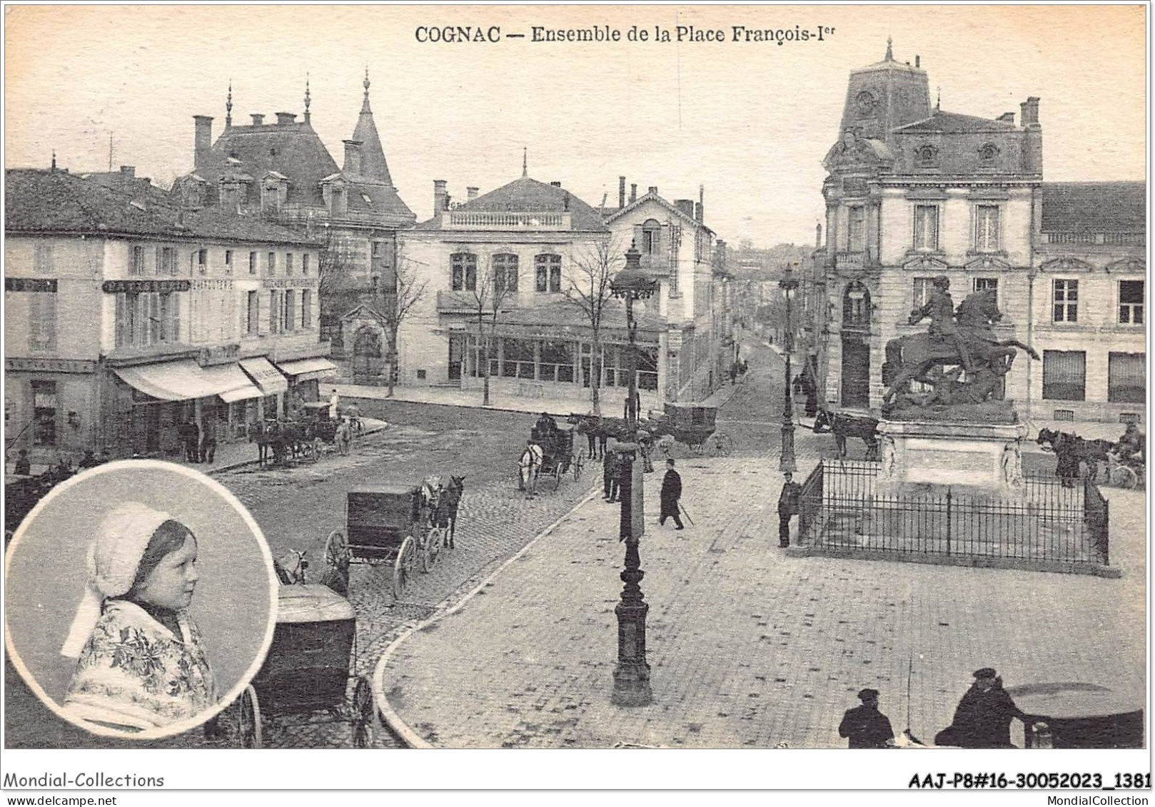 AAJP8-16-0653 - COGNAC - Ensemble De La Place Francois-Ier - Cognac