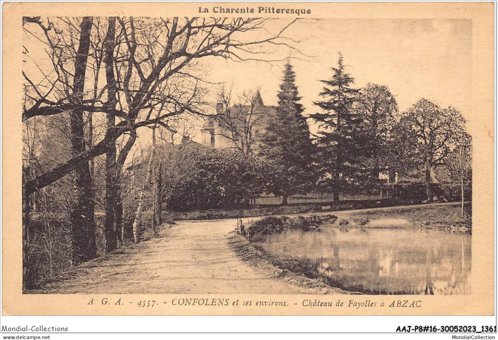 AAJP8-16-0643 - CONFOLENS  Et Ses Environs - Château De Fayolles à ABZAC - Confolens