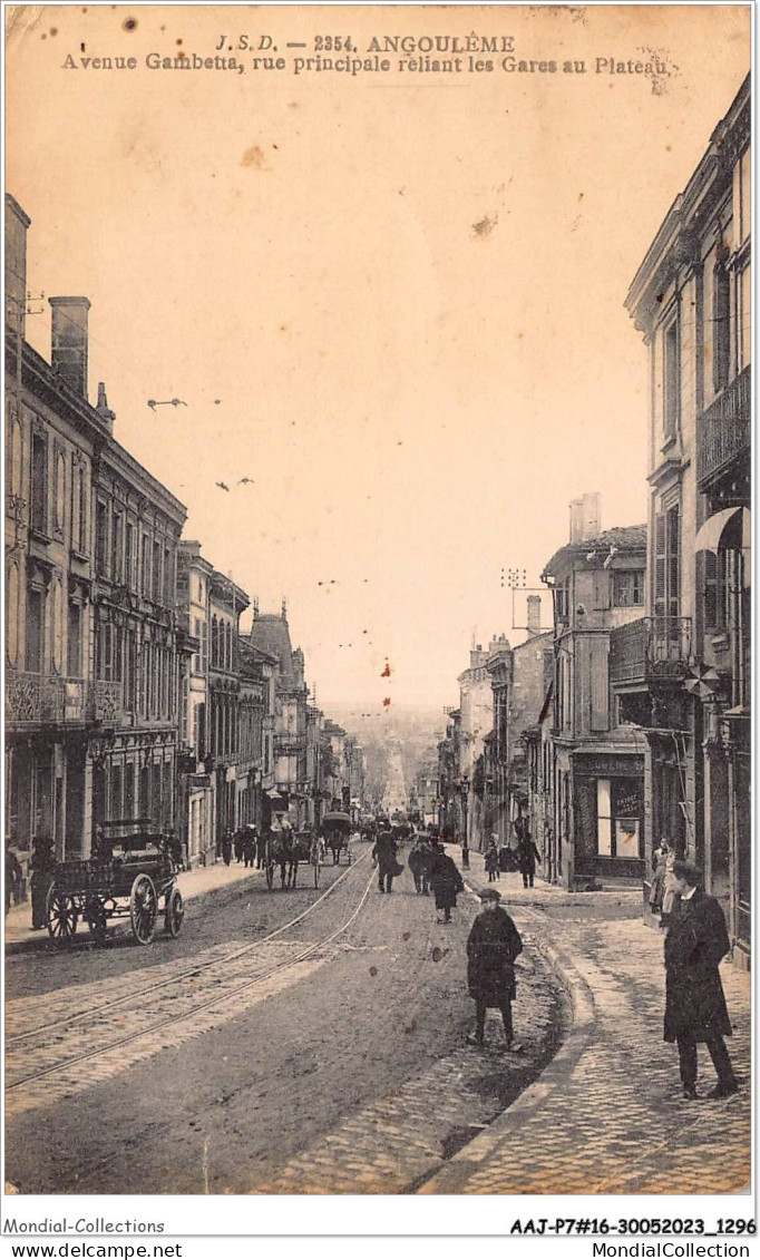 AAJP7-16-0610 - ANGOULEME - Avenue Gambetta - Angouleme