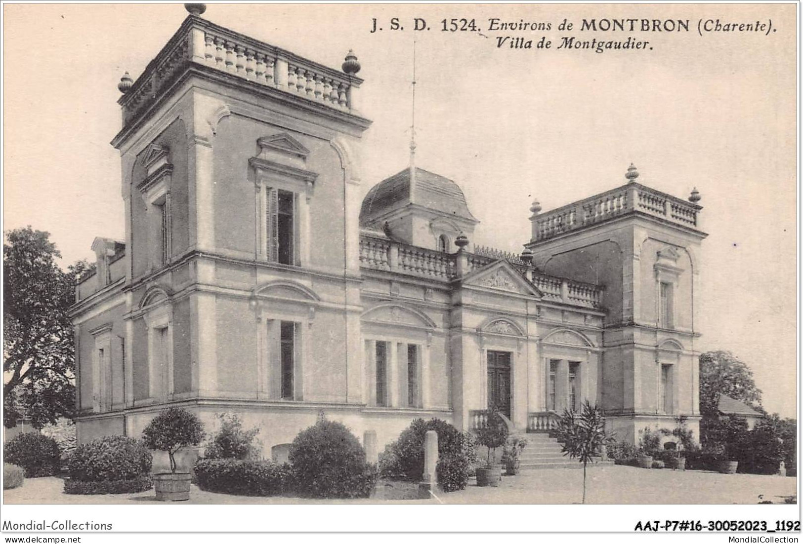 AAJP7-16-0558 - Environs De MONTBRON - Villa De Montgaudier - Autres & Non Classés