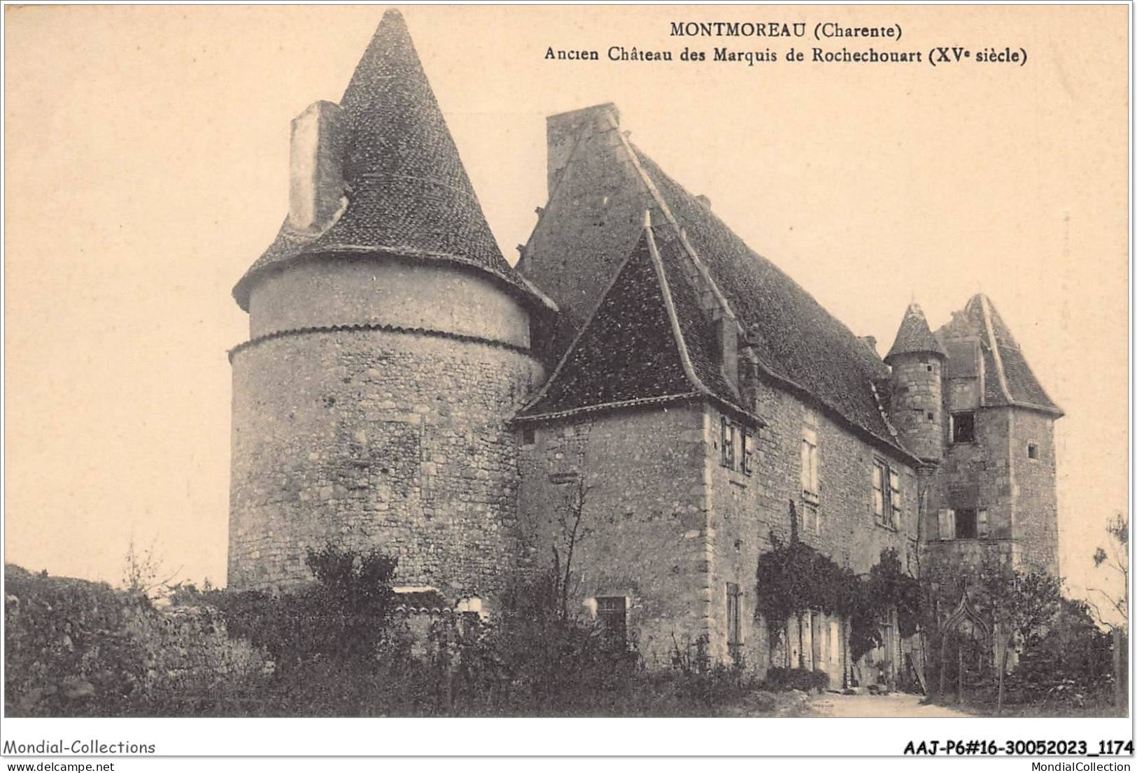AAJP6-16-0549 - MONTMOREAU - Ancien Château Des Marquis De Rochechouart - Autres & Non Classés