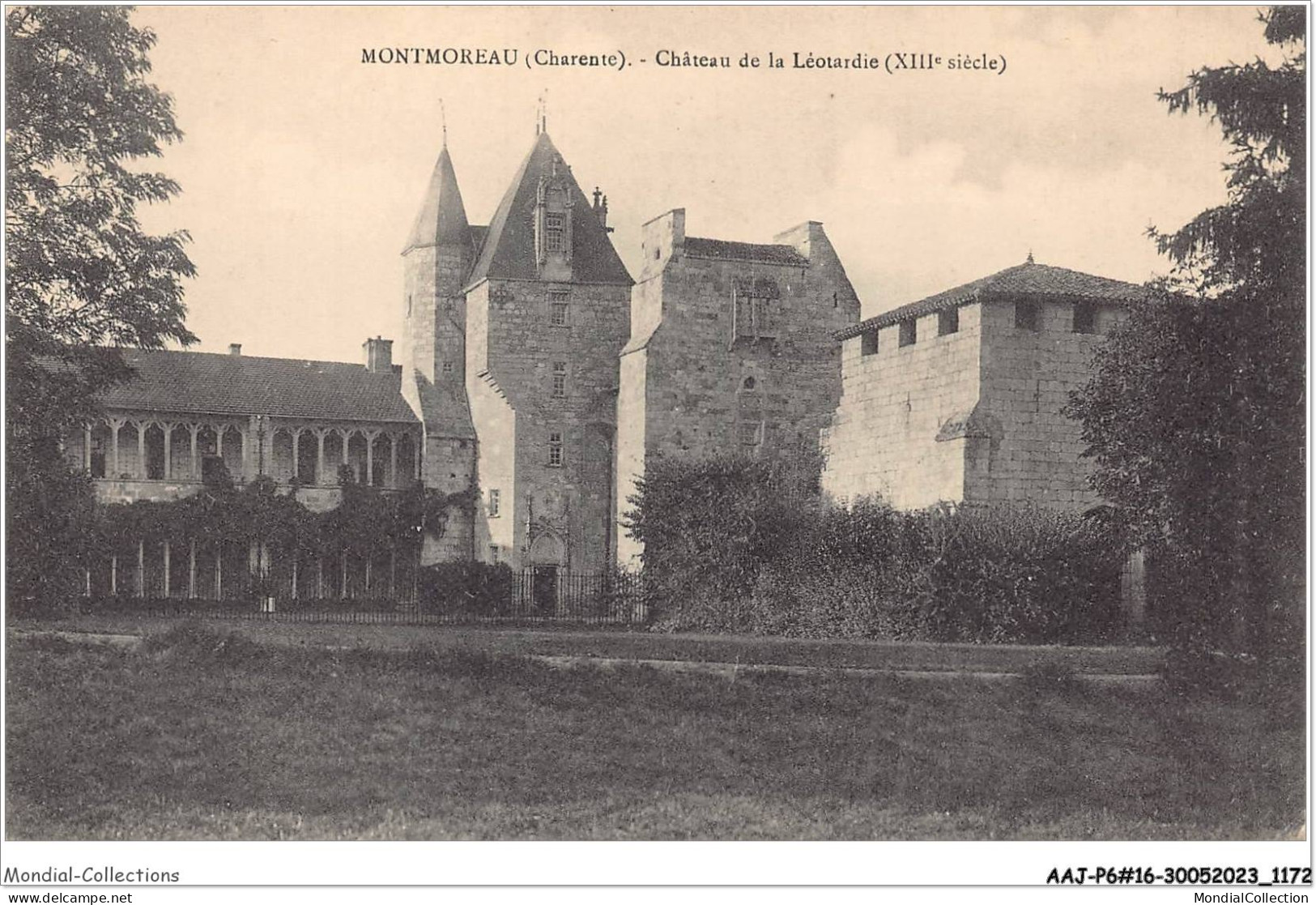 AAJP6-16-0548 - MONTMOREAU - Château De La Léotardie - Autres & Non Classés