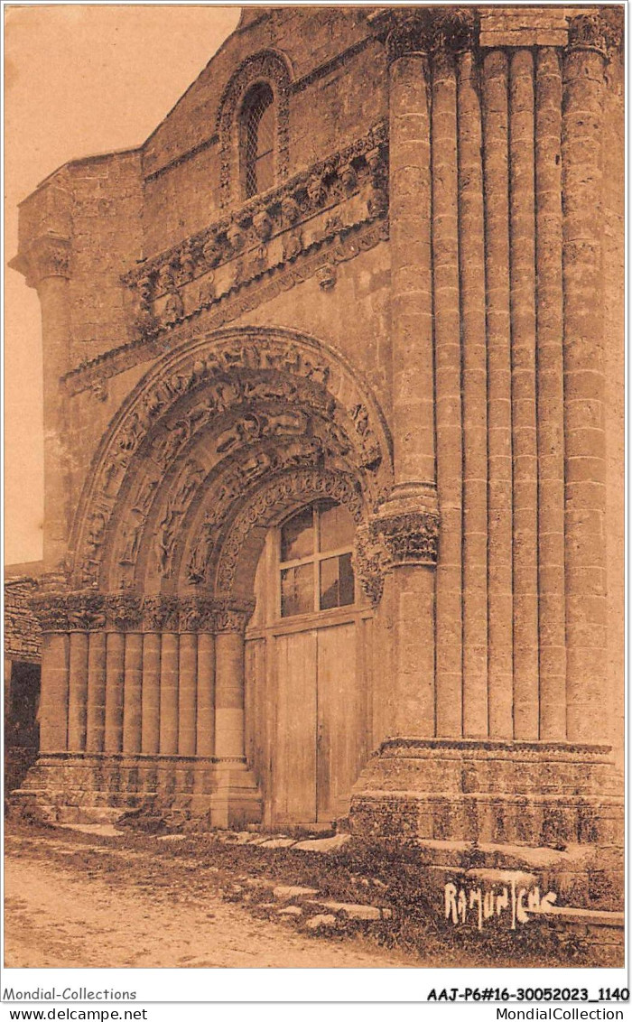 AAJP6-16-0532 - L'Epoque Romane En Saintonge - Façade De L'Eglise De FENIOUX - Autres & Non Classés