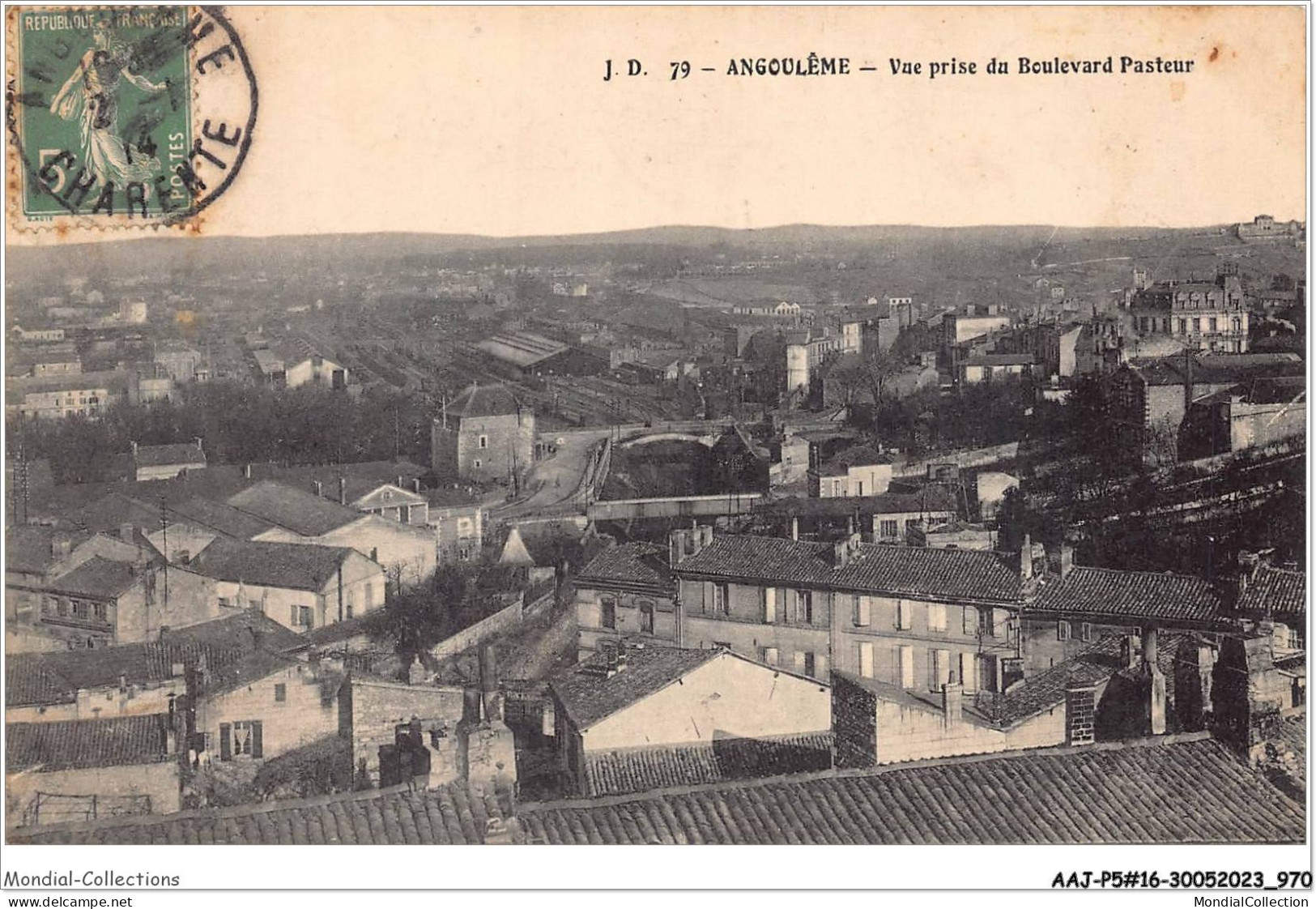 AAJP5-16-0449 - ANGOULEME - Vue Prise Du Boulevard Pasteur - Angouleme