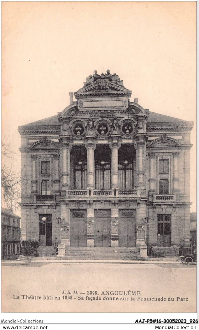 AAJP5-16-0427 - ANGOULEME - Le Théatre Bâti En 1868 - Angouleme