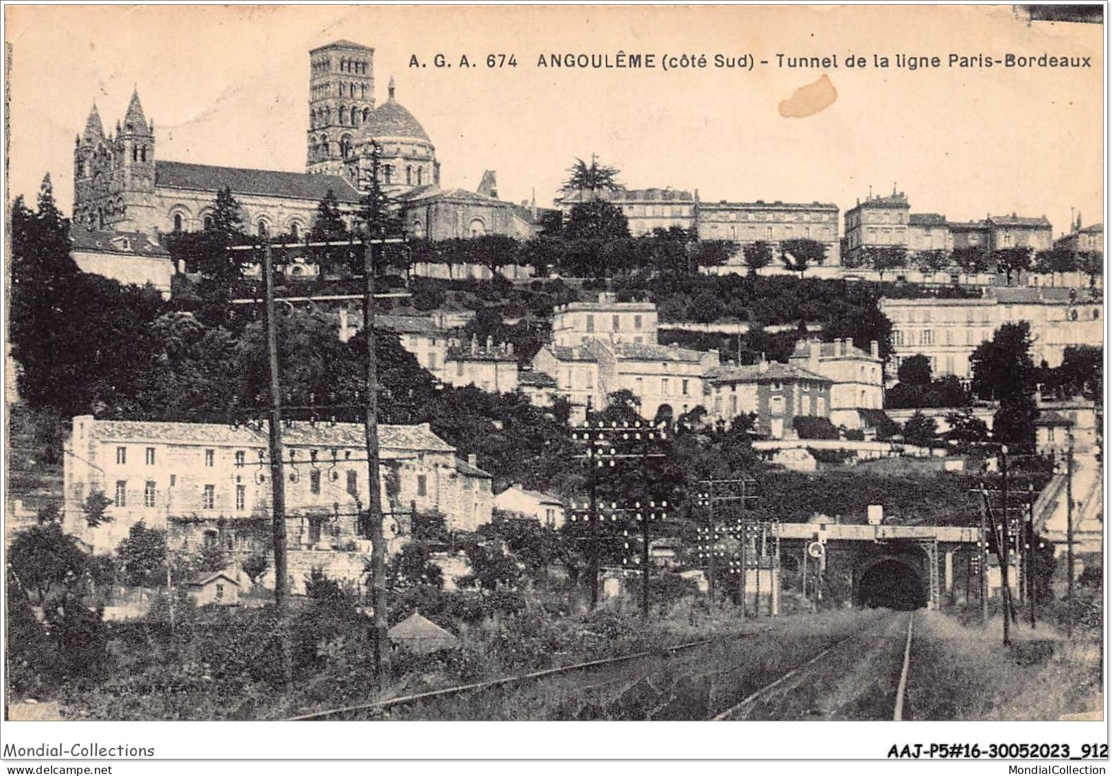 AAJP5-16-0420 - ANGOULEME - Tunnel De La Ligne Paris-Bordeaux - Angouleme