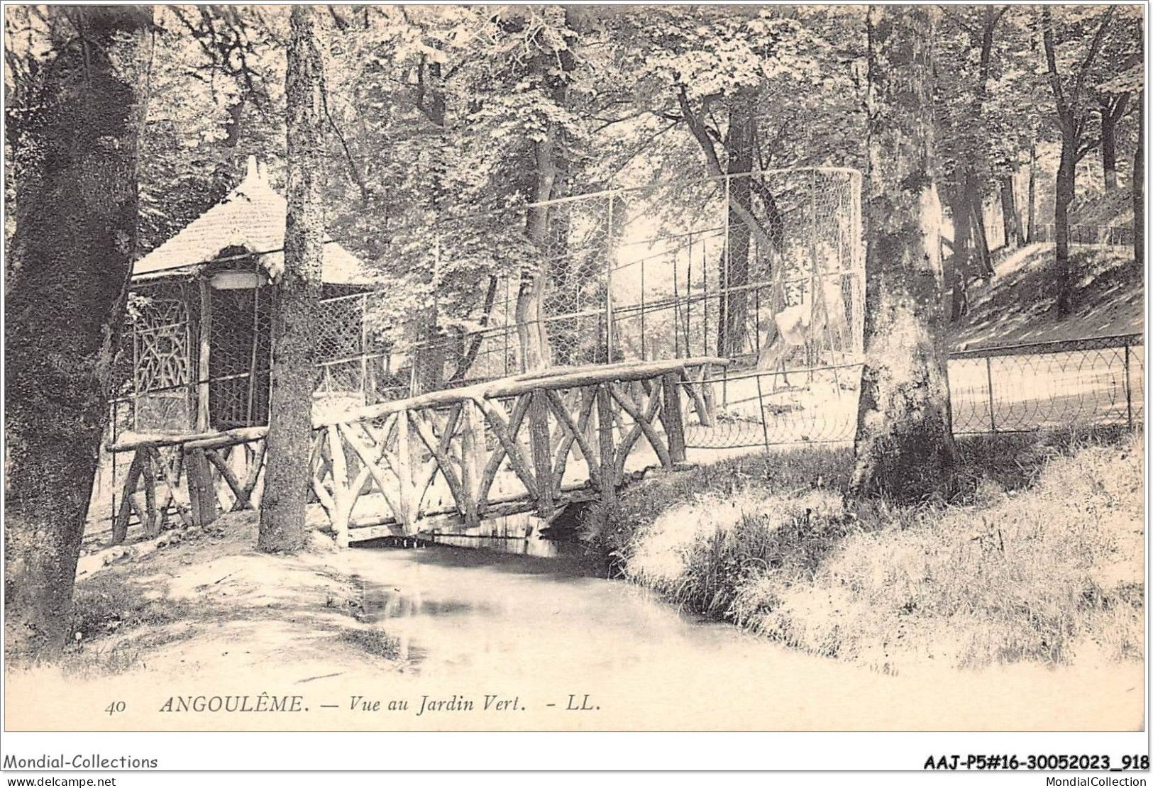 AAJP5-16-0423 - ANGOULEME - Vue Au Jardin Vert - Angouleme