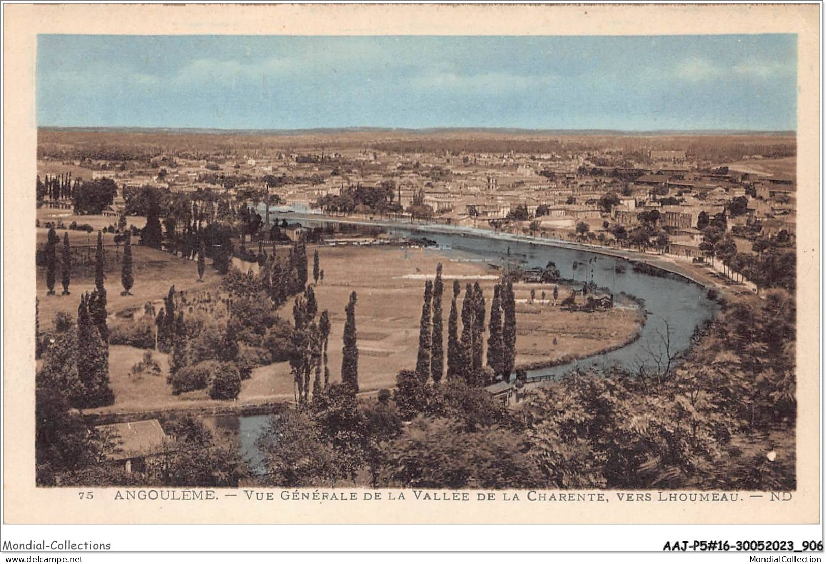 AAJP5-16-0417 - ANGOULEME - Vue Générale De La Vallée De La Charente - Vers Lhoumeau - Angouleme