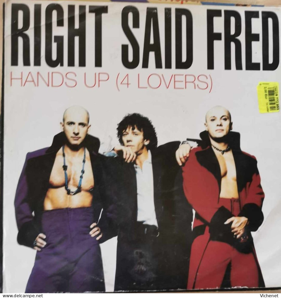 Right Said Fred – Hands Up (4 Lovers) - Maxi - 45 Toeren - Maxi-Single